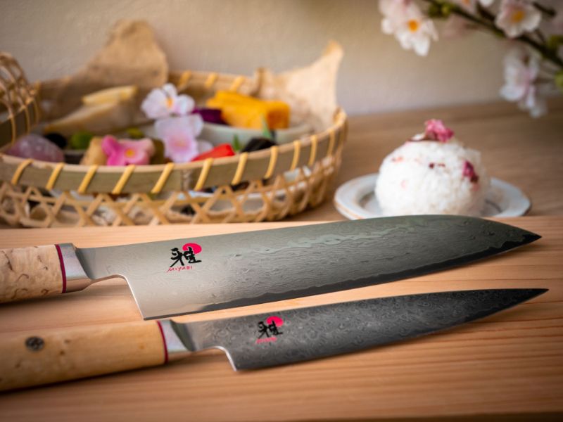 Knife Set - 2PC Santoku 18 Shotoh 13