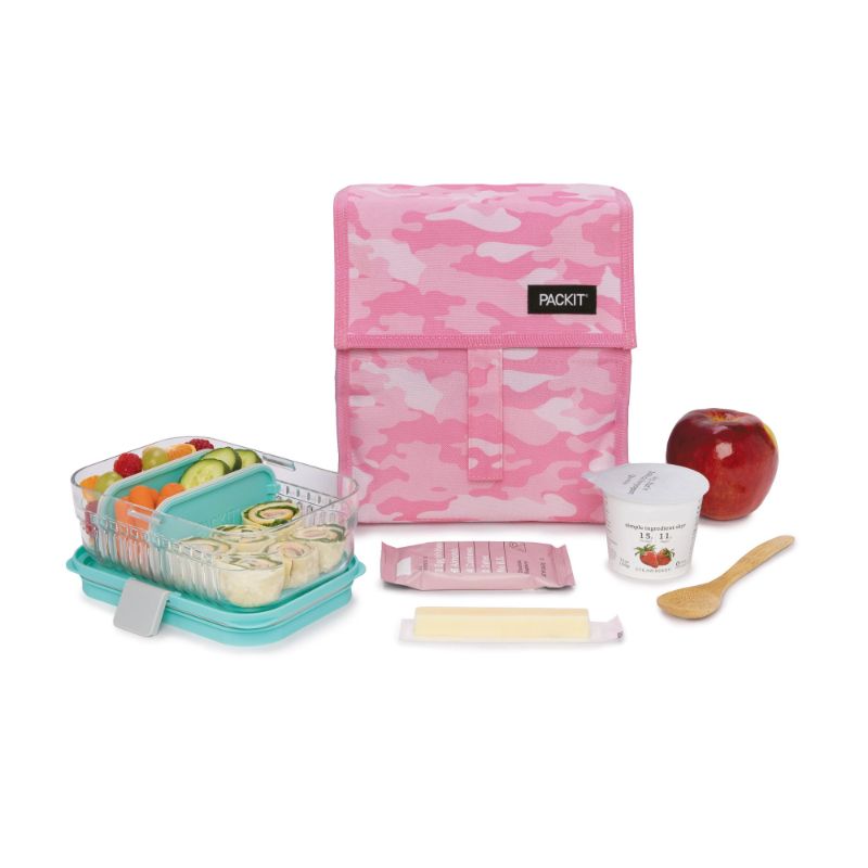 Freezable Lunch Bag - PackIt (Pink Camo)