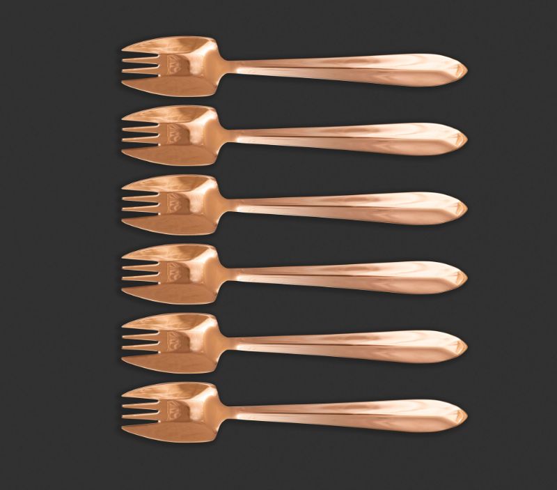 Splayd Set - Black Lable Rose Gold Mirror (6pcs)