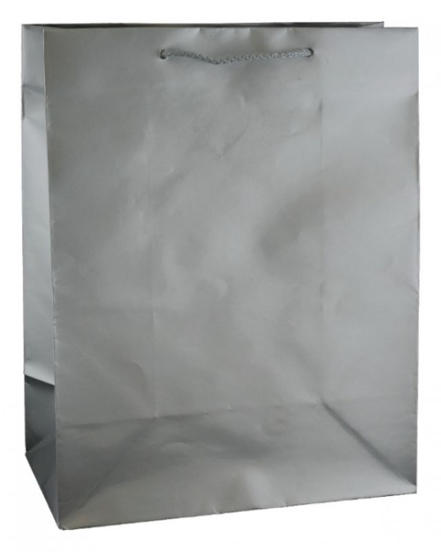 Laminated Bags - Glossy Silver Paper Medium - Pack of 200
