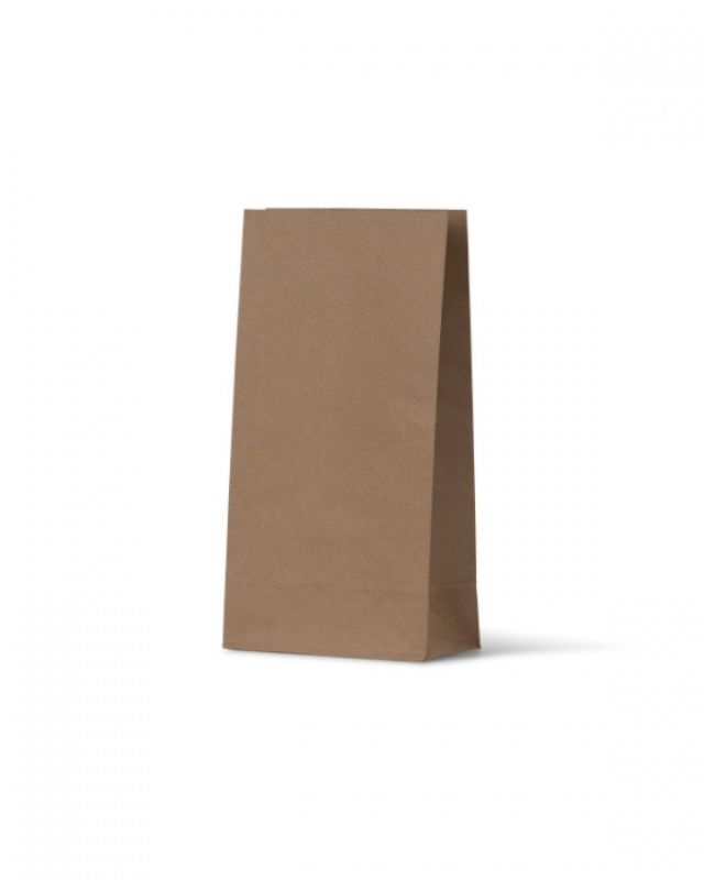 Paper Bags - Flat Bottom Medium Paper Bag - Pack of 500
