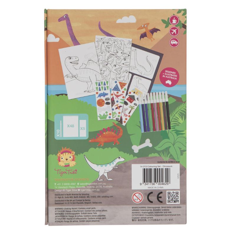 Colouring Set - Dinosaur