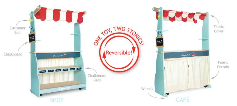 Wooden Playset - Shop & Cafe Honeybake - Le Toy Van