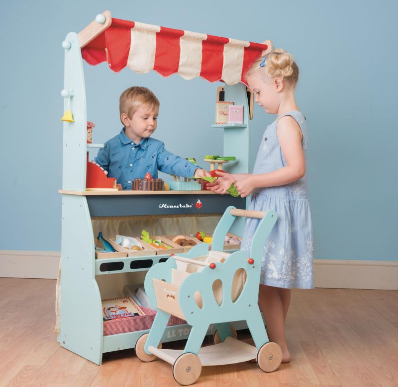 Wooden Playset - Shop & Cafe Honeybake - Le Toy Van