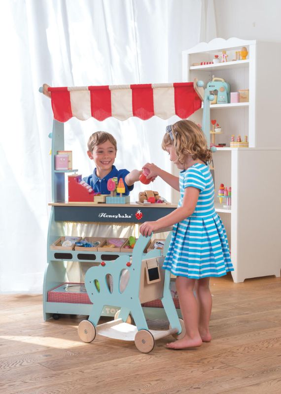 Wooden Playset - Shop & Cafe Honeybake - Le Toy Van