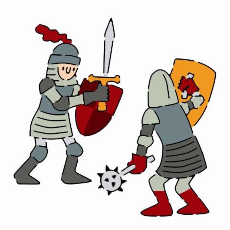 Stencils - Knights (Set of 2)
