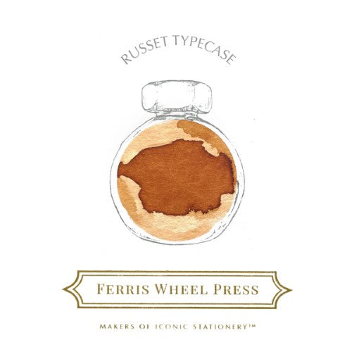 Ferris Wheel Press Fountain Pen Ink Russet Typecase 38ml