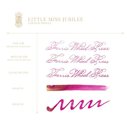 Ferris Wheel Press Fountain Pen Ink Little Miss Jubilee 38ml