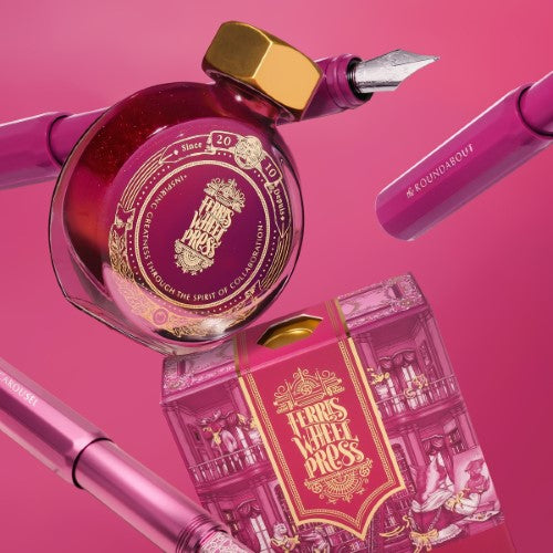 Ferris Wheel PressFountain Pen Aluminum Carousel Little Miss Jubilee Medium