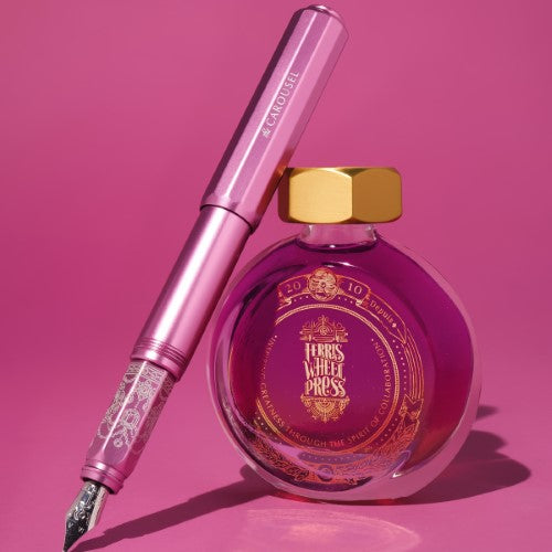 Ferris Wheel Press Rollerball Pen Roundabout Little Miss Jubilee Fine