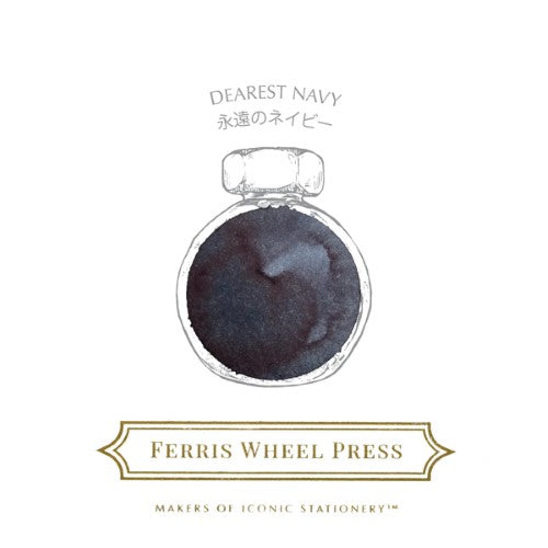 Ferris Wheel Press Fountain Pen Ink Dearest Navy 10ml