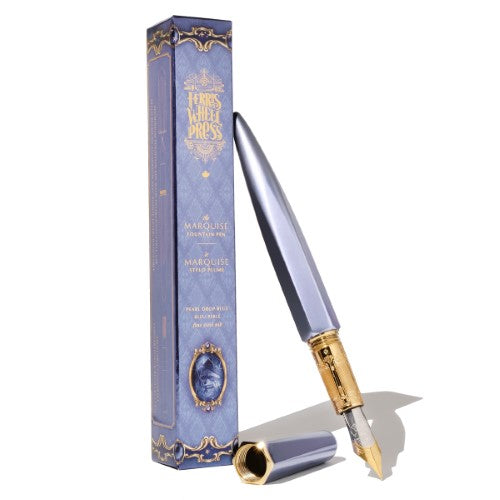 Ferris Wheel Press Fountain Pen The Marquise Pearl Drop Blue Medium