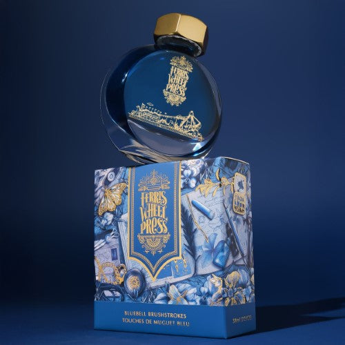 Ferris Wheel Press Fountain Pen Ink Bluebell Brushstrokes 38ml