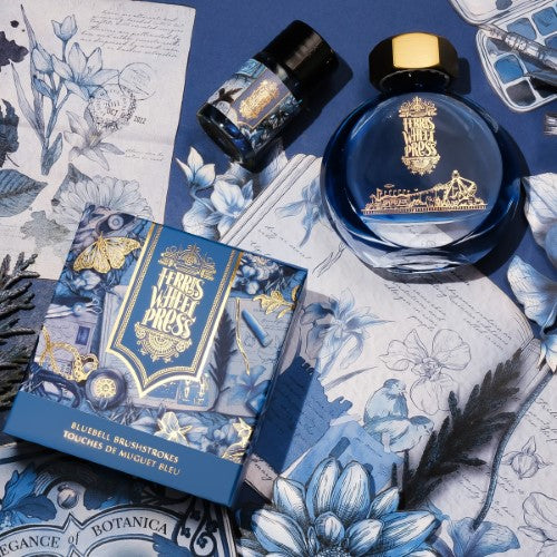Ferris Wheel Press Fountain Pen Ink Bluebell Brushstrokes 10ml
