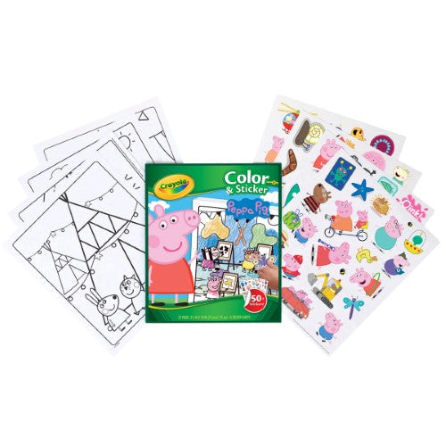 Crayola Color & Sticker Peppa Pig