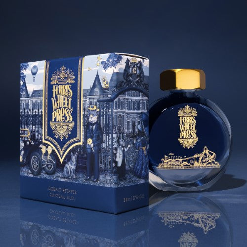 Ferris Wheel Press Fountain Pen Ink Cobalt Estates 38ml