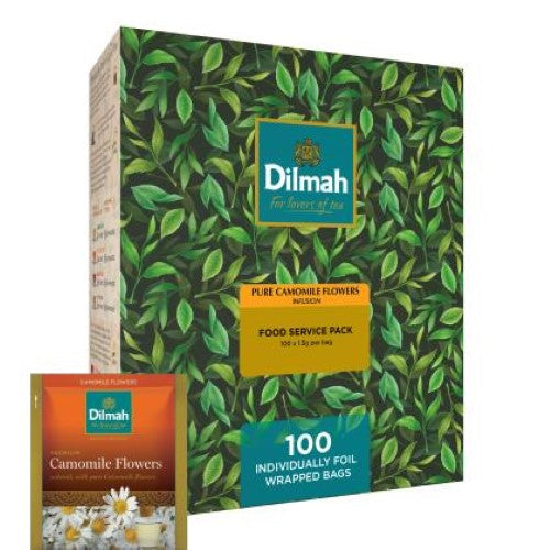 Tea Bag Herbal Pure Chamomile Foil Envelope - 100PC