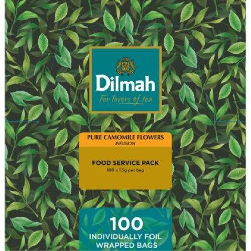 Tea Bag Herbal Pure Chamomile Foil Envelope - 100PC