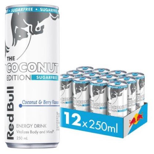 Red Bull Coconut Berry Sugar Free 250ml - 12X250ML