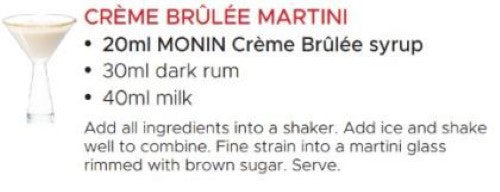 Syrup Creme Brulee - 700ML