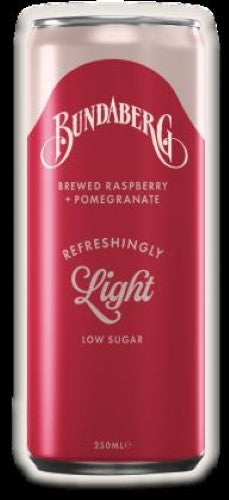 Drink Raspberry & Pomegranate Light Can - 24X250ML