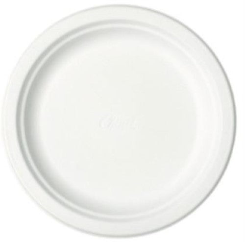 Plate Sugarcane Dinner Round 23cm/9 Inch - 50PC