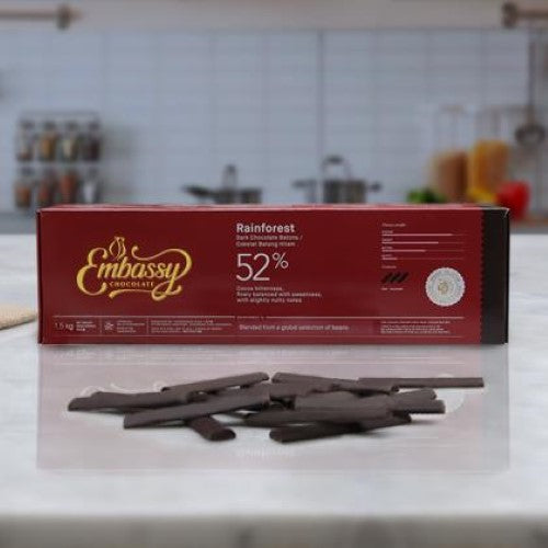 Chocolate Batons Couverture Rainforest 52% - 1.5KG