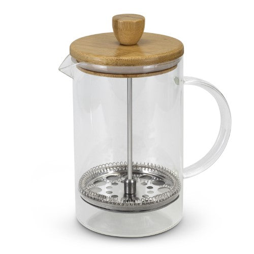 Coffee Plunger - NATURA Azzurra (Natural/Clear)