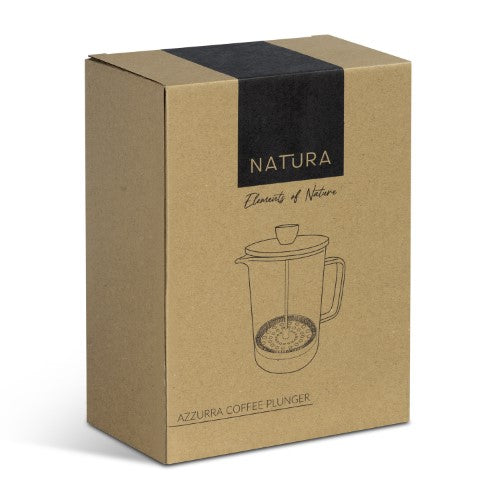 Coffee Plunger - NATURA Azzurra (Natural/Clear)