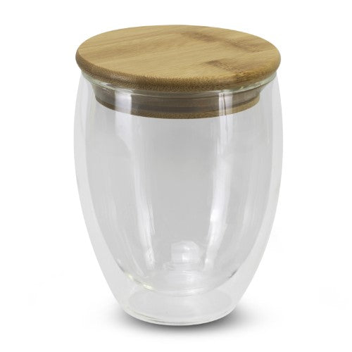 Glass Set - Azzurra 350ml (Clear/Natural Lid)