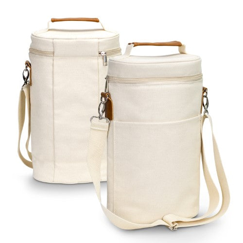 Double Wine Cooler Bag - Colton (Natural)