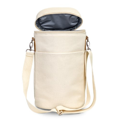 Double Wine Cooler Bag - Colton (Natural)