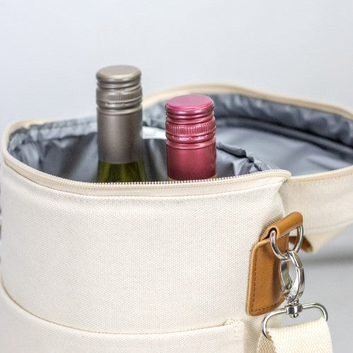 Double Wine Cooler Bag - Colton (Natural)