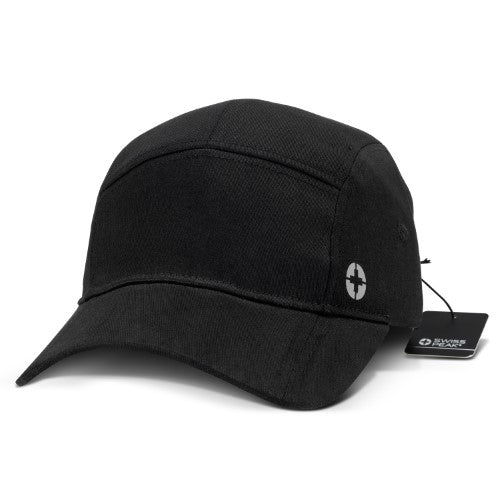 Cap - Swiss Peak 5 Panel (Black)