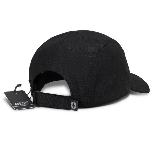 Cap - Swiss Peak 5 Panel (Black)