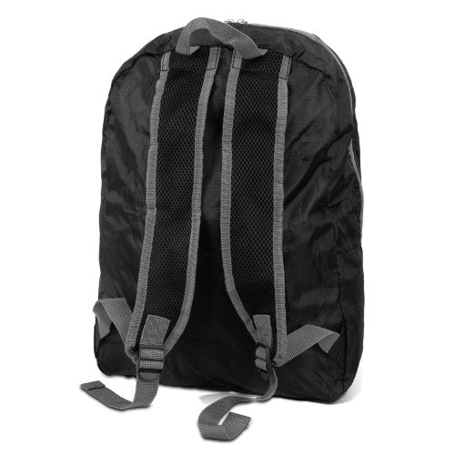 Origami Foldable Backpack (Black/Grey)