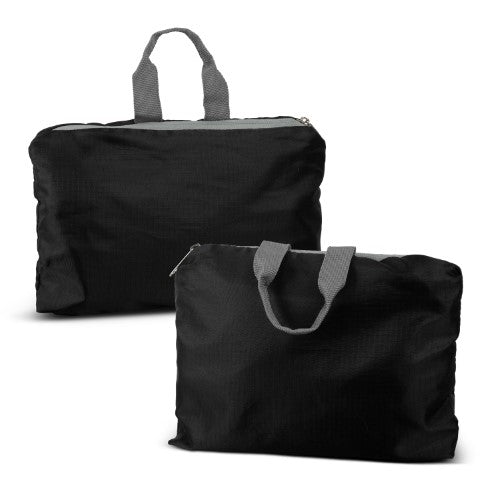 Origami Foldable Duffle (Black/Grey)