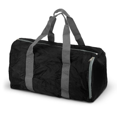 Origami Foldable Duffle (Black/Grey)