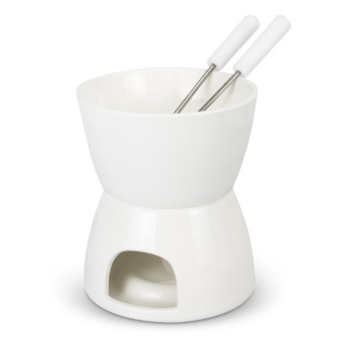 Mini Fondue Set (White)