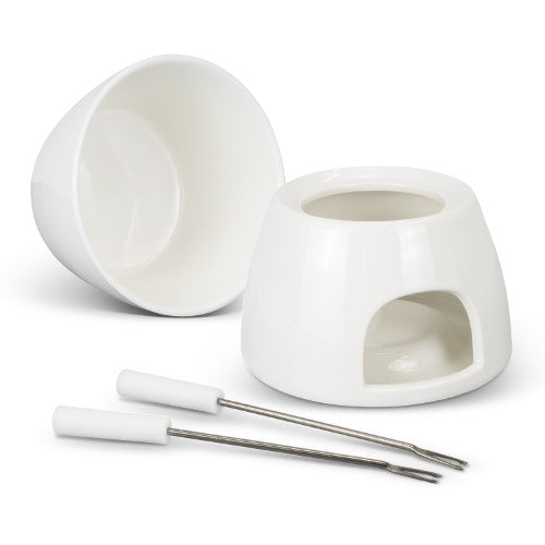 Mini Fondue Set (White)
