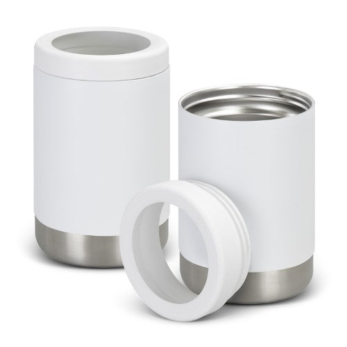 Vacuum Stubby Cooler - Brewski Pro (White)