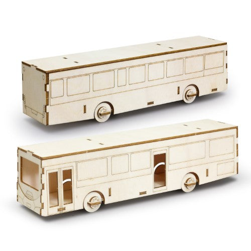 Wooden Model - BRANDCRAFT Bus