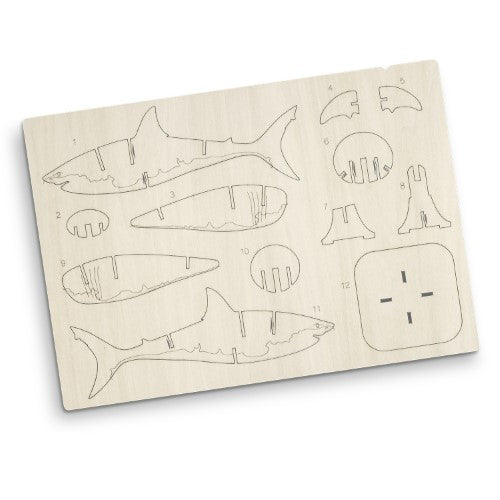 Wooden Model - BRANDCRAFT Shark