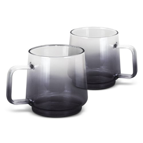 Coffee Cup - Keepsake Dusk Clear/Smoke (Set of 2)