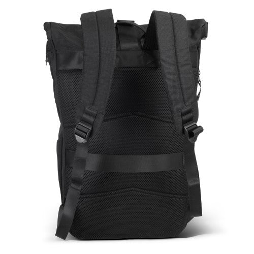 Roll Up Computer Backpack - SPICE Waste2Gear (Black)