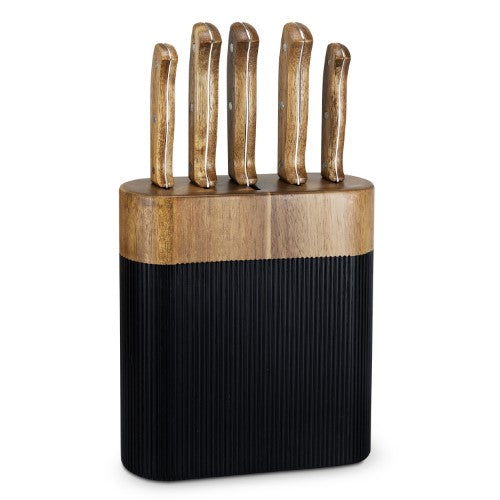 Knife Block - Keepsake Noir (Black/Natural)