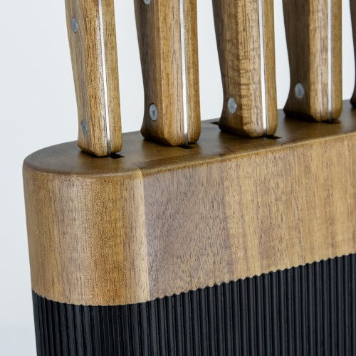 Knife Block - Keepsake Noir (Black/Natural)