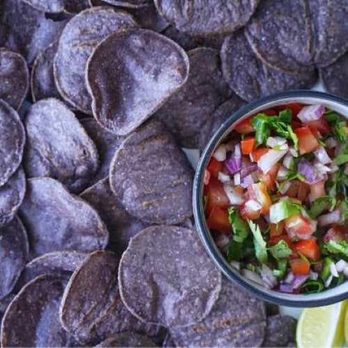 Corn Chips Blue Round Gluten Free - 1KG