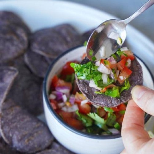 Corn Chips Blue Round Gluten Free - 1KG