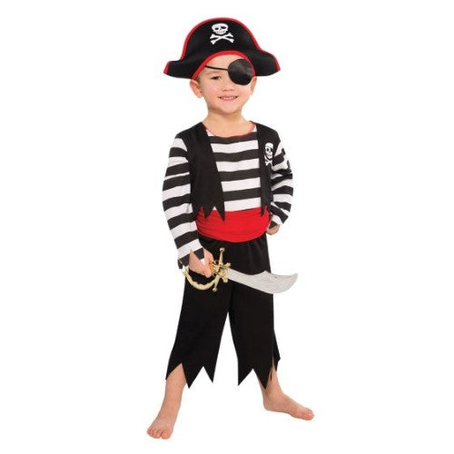 Costume Deckhand Pirate Boys 6-8 Years